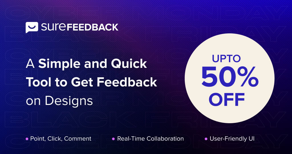 Sure Feedback BFCM Sale